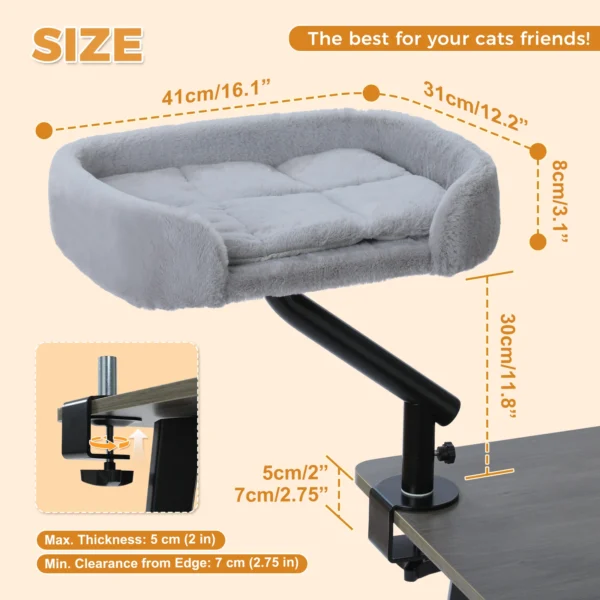 Indoor Cat Basket Desk Hammock