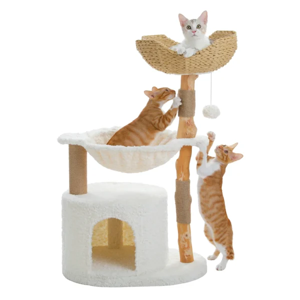 Luxury Cat Condo With Basket