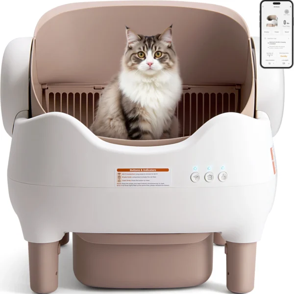 Self Cleaning Litter Box for Multi Cats